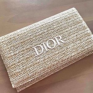 Dior Rattan Clutch